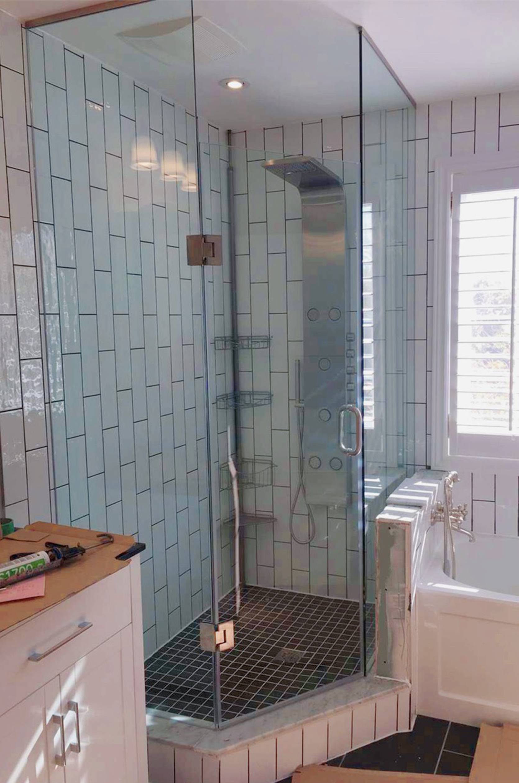 GLASS SHOWER ENCLOSURE