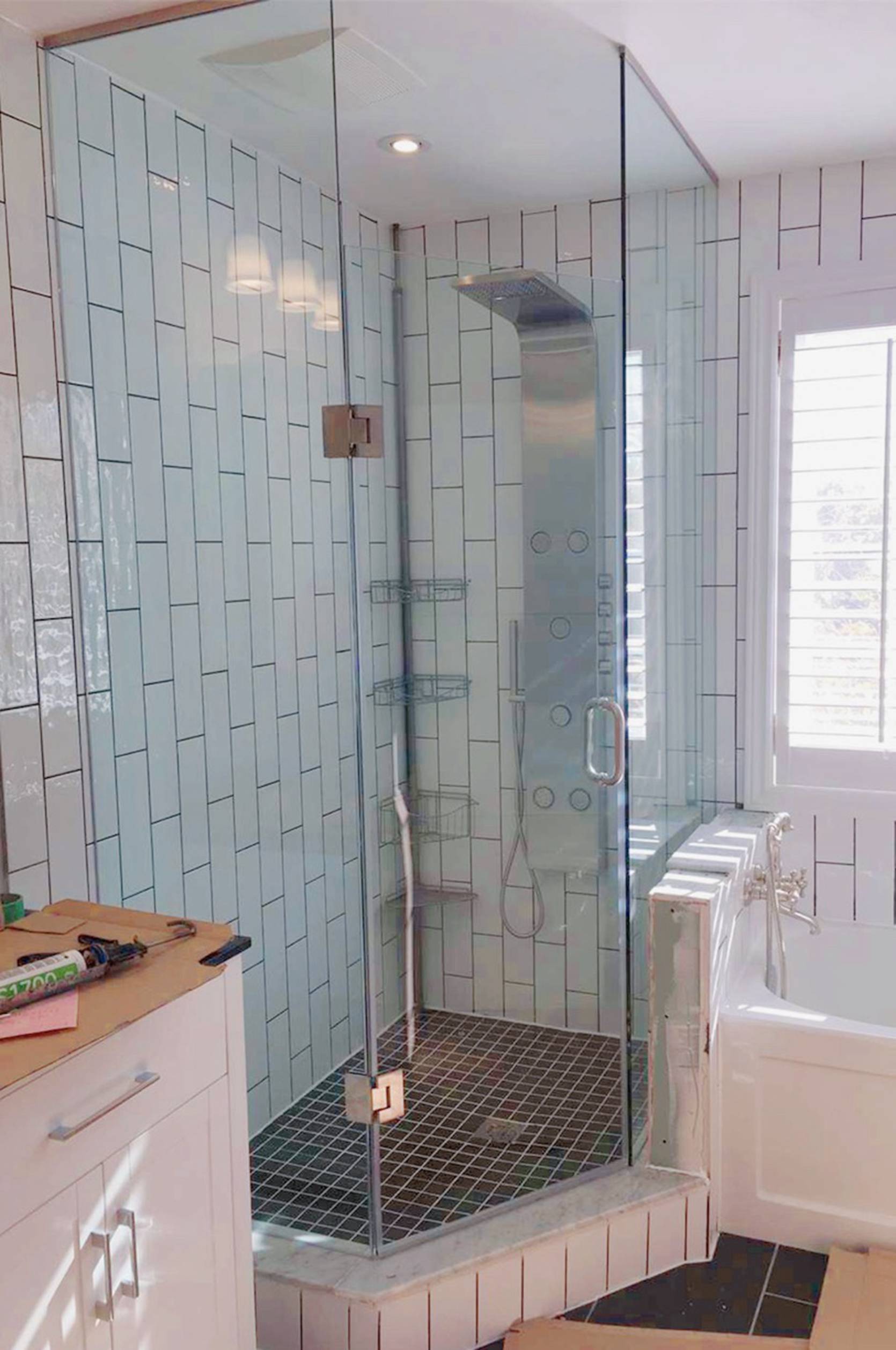 GLASS SHOWER ENCLOSURE