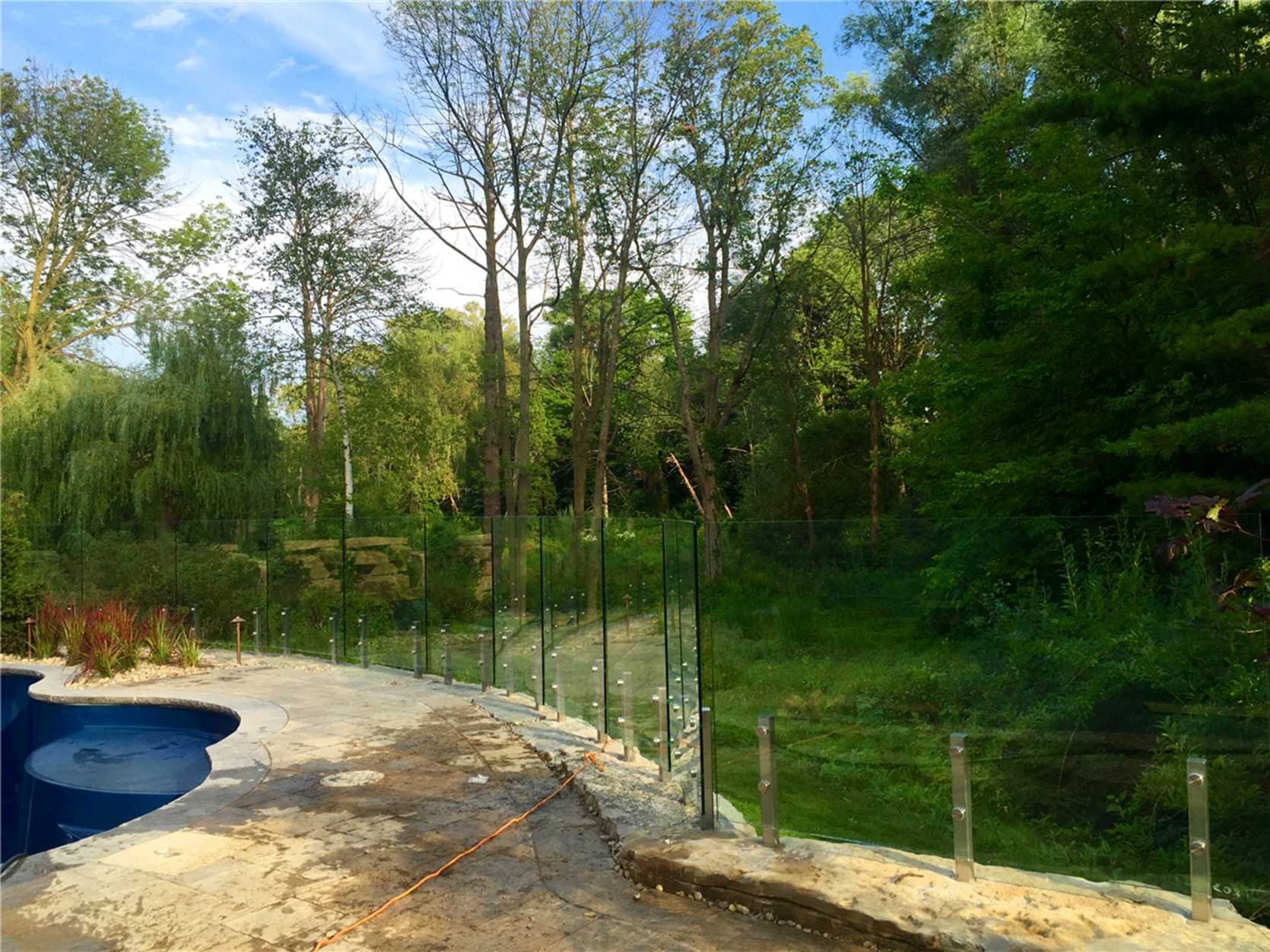 Pool Glass Guardrail