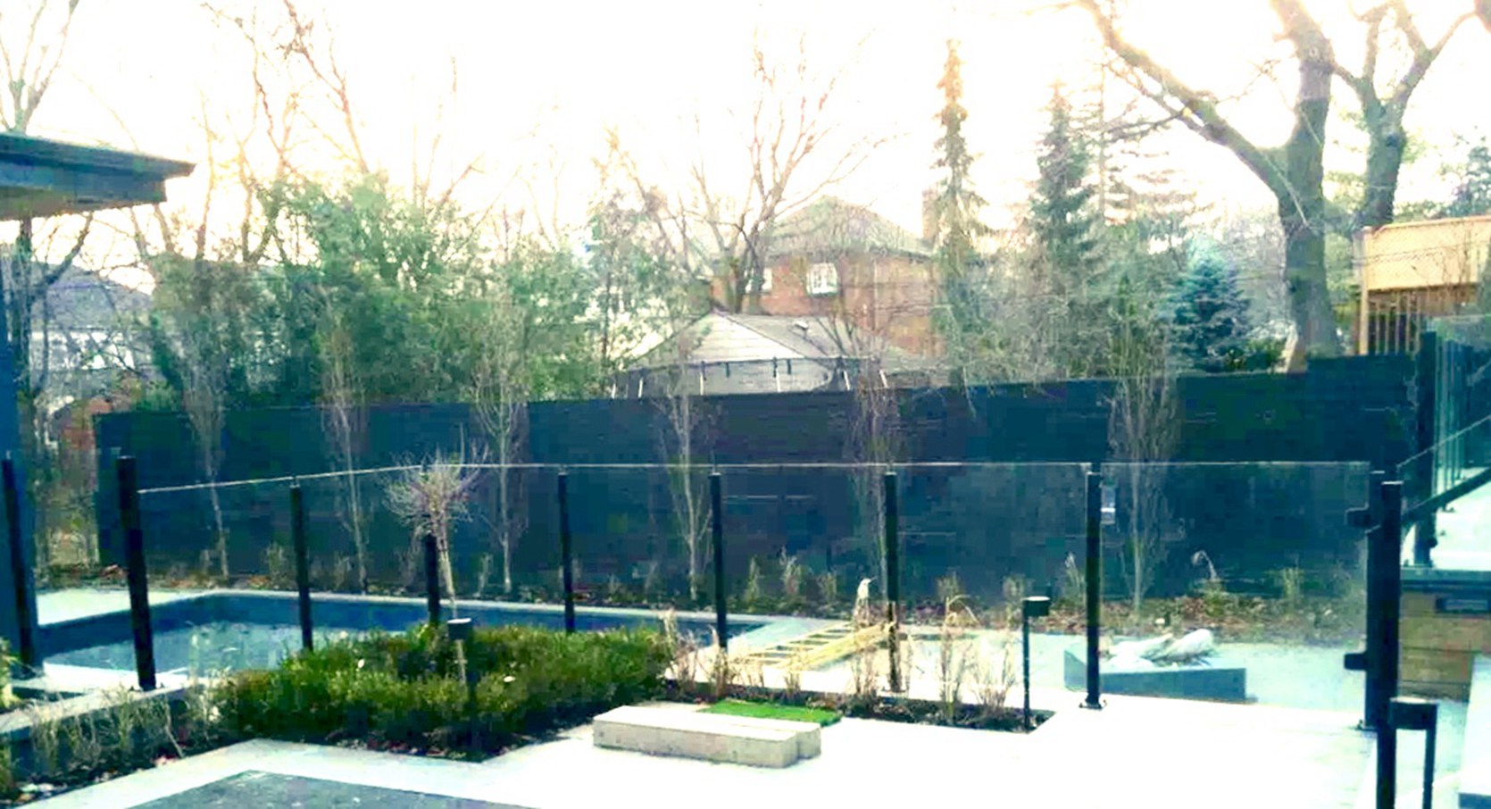 Pool Glass Guardrail